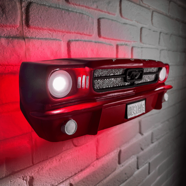 Bluetooth Hoparlörlü 1965 Mustang Duvar Aydınlatma