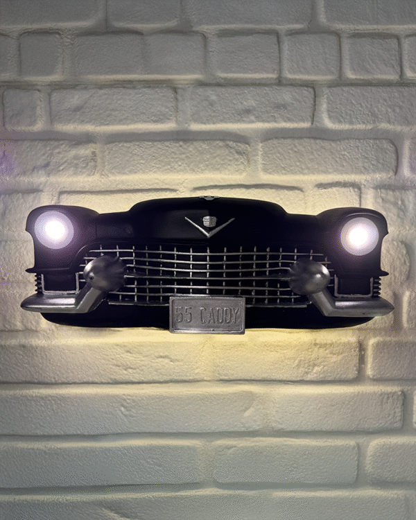 Bluetooth Hoparlörlü 1955 Cadillac Duvar Aydınlatma - Görsel 2