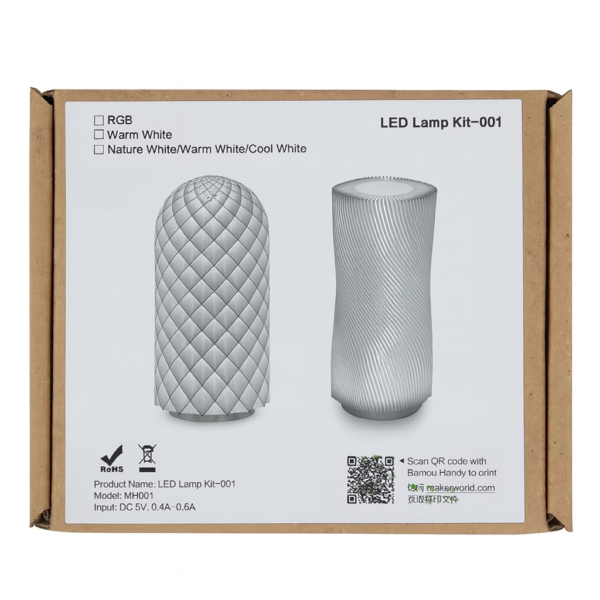 Bambulab Led Lamp Kit Muadili Led Lamba Kiti Seti 3 Renk Ayarlanabilir Işık Seviyesi